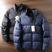 高蓬松 一件过冬 冬季 高端货 男士 户外加厚立领防风面包羽绒服