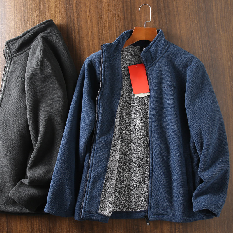 重磅牛货！全棉加厚摇粒绒！男士秋冬立领开衫复合绒户外外套夹克,男装,夹克,淘宝优惠券,粉丝福利购,淘宝优惠卷