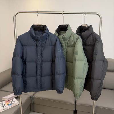 保暖出色！高充绒量！90鸭绒！秋冬男户外防风加厚立领羽绒服外套