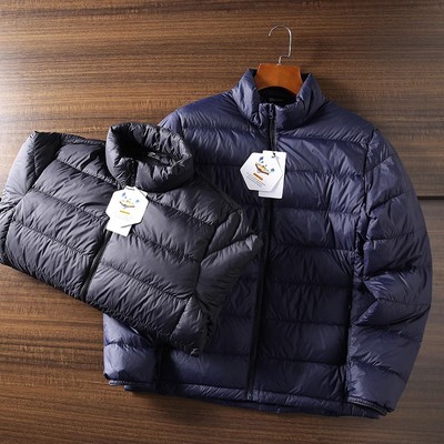 蓬松保暖情侣男女立领休闲羽绒服