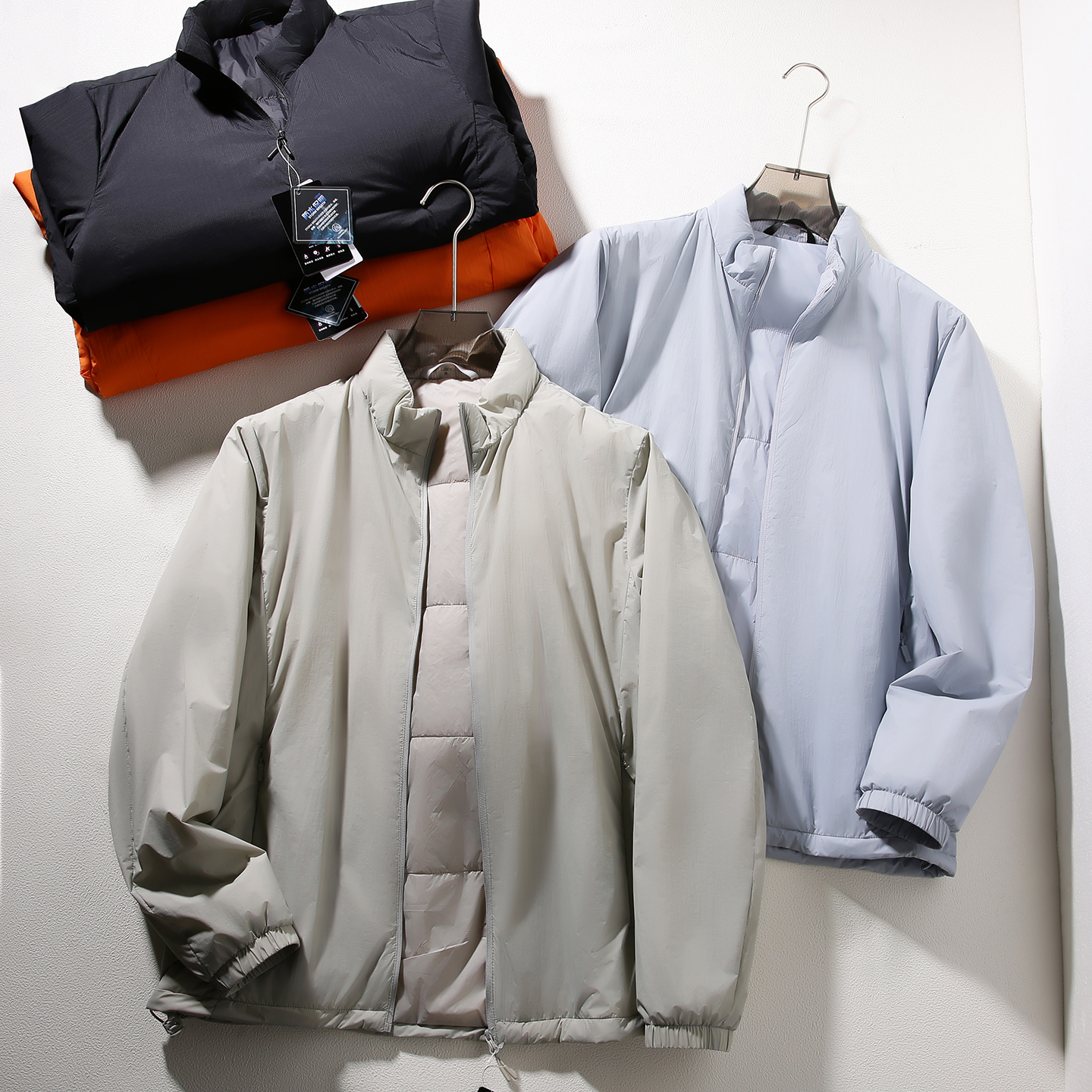 超轻盈柔软！保暖科技棉！秋冬男士户外三防立领休闲百搭棉衣外套