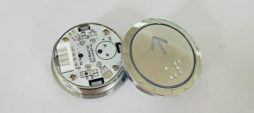 皇朝富士KL-PB36AN303B圆形盲纹电梯按钮客货梯键安装尺寸35.4MMY