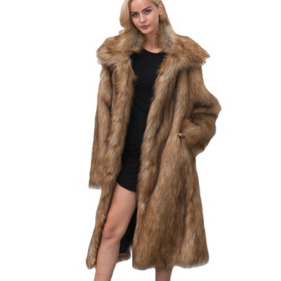 2026 faux fur women's coat jacket  仿皮草女式外套
