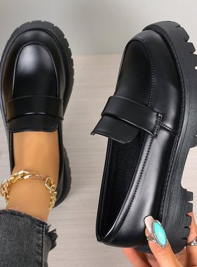 2025 Thick soled College Style Single Shoes Trendy Shoes