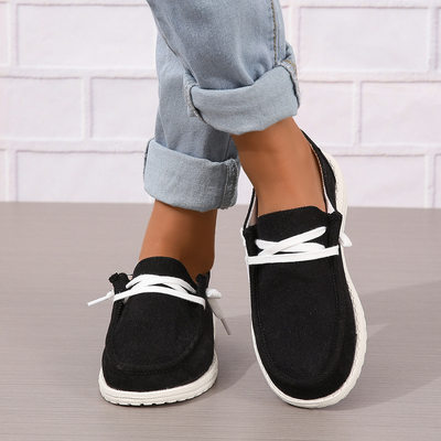 2023 Large Flat Bottom Casual Lace Up Suede Shoes绒面鞋