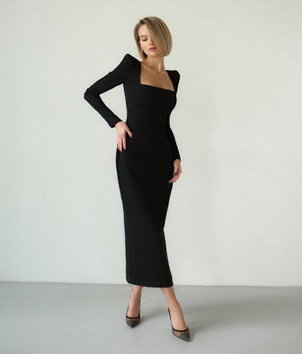 2023 Women's Style Slim Fit Wrap Hip Design Dress 连衣裙