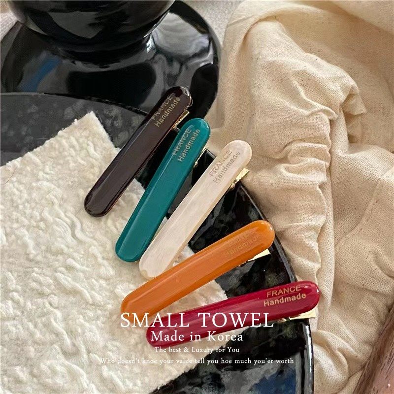 韩国东大门进口秋冬高级法式FRANCE金标一字夹侧边夹碎发夹子头饰,饰品/流行首饰/时尚饰品新,发饰,淘宝优惠券,粉丝福利购,淘宝优惠卷