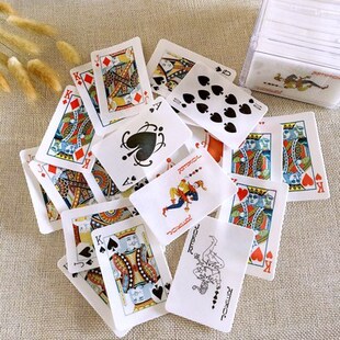 蛋糕装饰 可食用网红糯米纸扑克牌蝴蝶花朵麻将雪花镂空树叶麻将