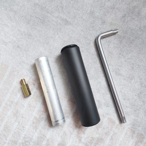 德国ossenberg拐杖把手肘拐配件分左右手人体工学肉球把手改装升