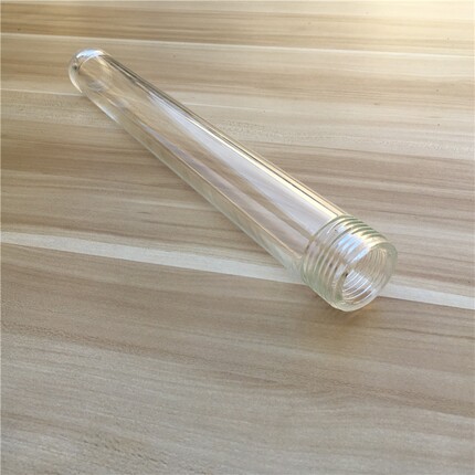 帅登新款上海市螺纹 透光耐火圆柱形 耐高温玻璃管道开模加工定制