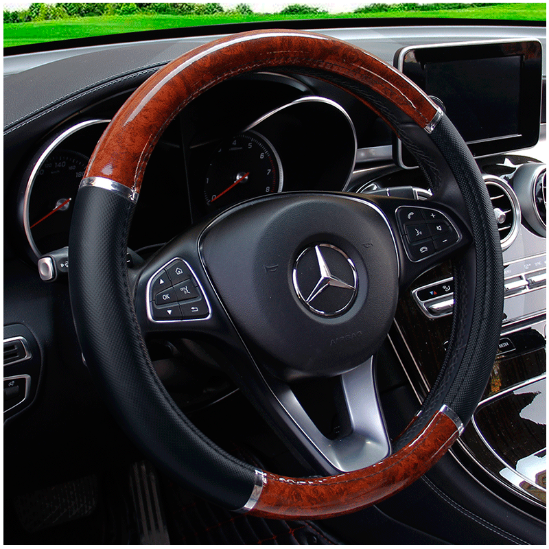 丰花冠04/05/07年09/10/11老款12锐志凯美瑞真皮革汽车方向盘套田