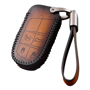 JEEP吉普钥匙套指挥官自由侠指南者自由光大切诺基汽车钥匙包壳扣