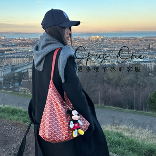OPUSONE通勤狗牙hobo随性自由慵懒Anjou双面mini托特购物袋腋下包