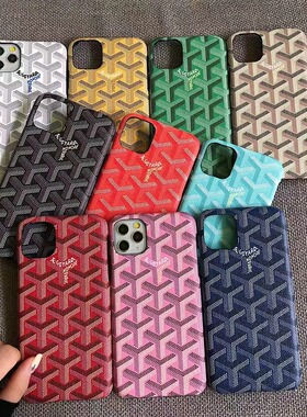 狗牙适用苹果16promax手机壳iPhone14pomax半包皮壳15promax超薄防摔13/12/11皮套硬壳外套戈雅时尚男女