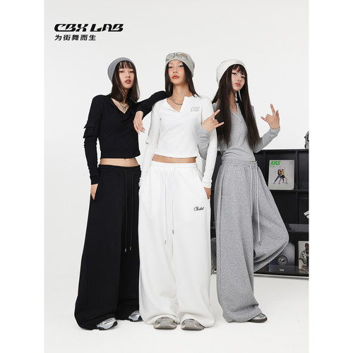 CBXLAB街舞潮牌爵士简约运动裤