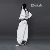 秋冬爵士外套潮 嘻哈跳舞个性 电子涂鸦银线 运动裤 CBXLAB街舞潮牌