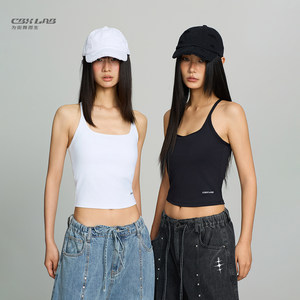 CBXLAB街舞潮牌长款辣妹工字爵士运动内衣修身辣妹爵士kpop美背女