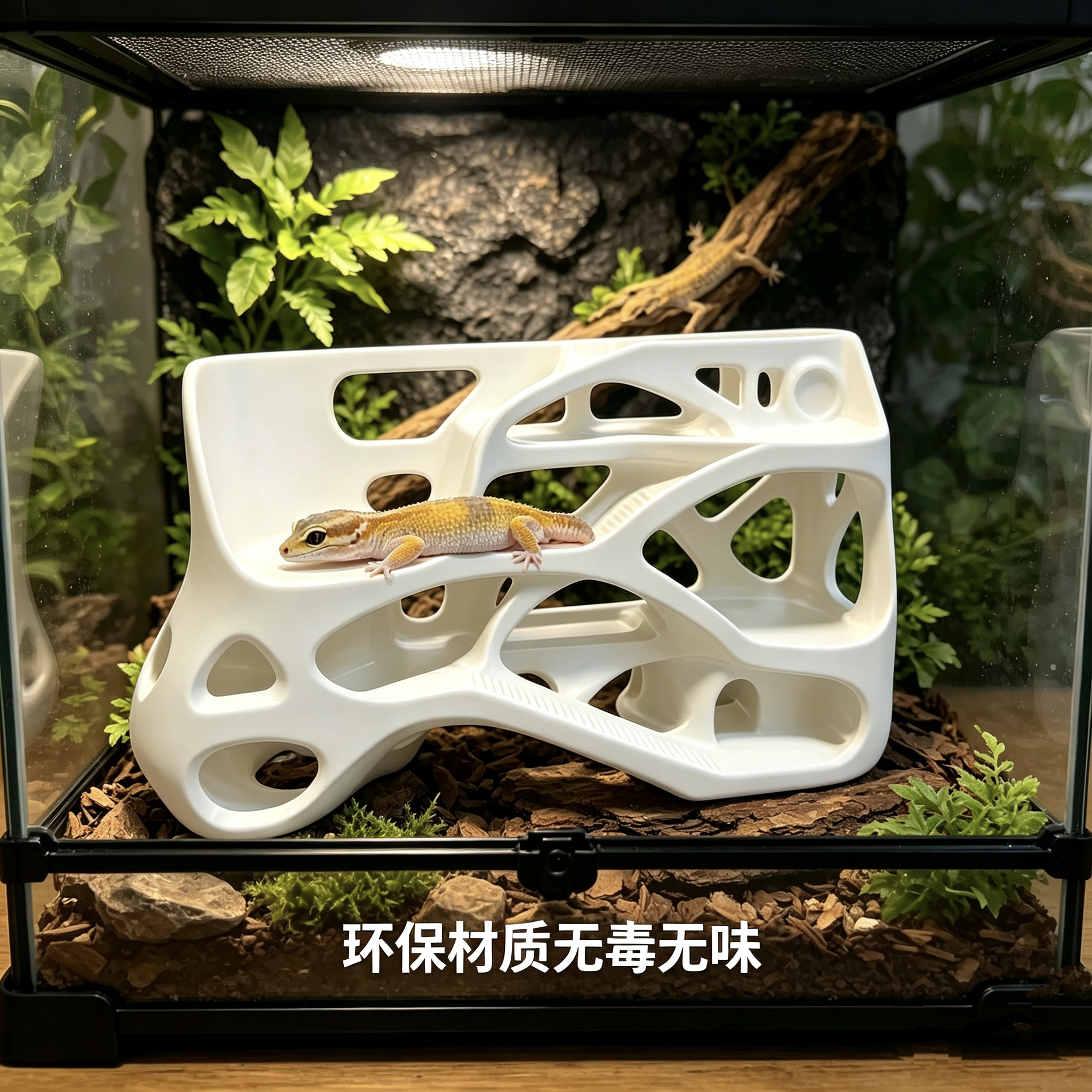 爬宠躲避屋豹纹守宫蜥蜴躲避造景洞穴蛇躲避窝鬃狮角蛙躲避盒