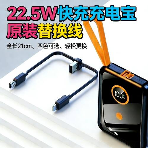 21cm可拆卸充电宝短线二合一