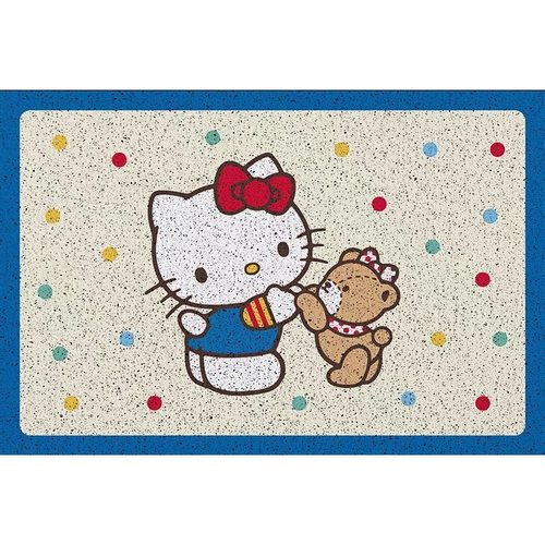 地垫入户门垫门口地毯hellokitty凯蒂猫家用除尘蹭土耐磨防滑脚垫