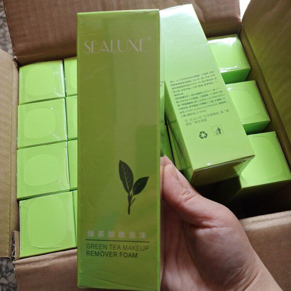 10只绿叶绿茶温和卸妆泡沫正品爱无刺激脸部眼唇清洁卸妆水女生活
