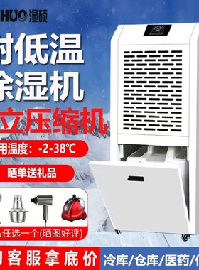 湿硕低温工业除湿机零下冷库除湿湿蔬果药品冷藏抽湿机车间仓库吸