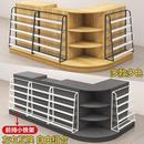 超市收银柜台母婴店药店铺小型接待台简约便利店货架吧台转角柜组