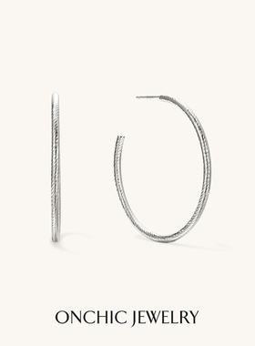 OnchicOR系列探索耳环女C圈耳钉小众设计感夸张耳饰独特简约高级