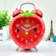 儿童创意红草莓小闹钟学生懒人闹钟简约可爱静音男女孩定时小闹钟