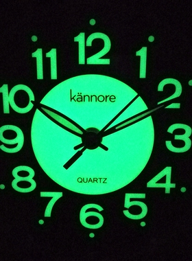 创意静音夜光老人大字床头钟卧室床头座钟挂钟学生书桌个性石英钟