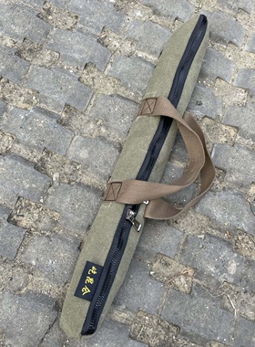 屹昆仑定制钓鱼伞包渔具包收纳包加厚帆布包竿袋海竿包垂钓包配件