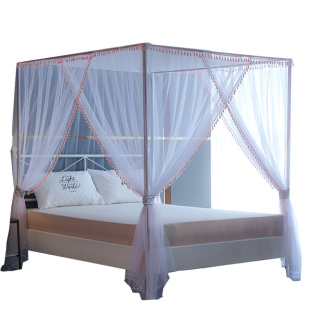 纹账1.2米床儿童女孩公主风 1.5m普通老式 蚊帐家用2022新款 落地式