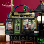 Vendula英国原创手工女包 古董书店哥特暗黑复古单肩斜挎手提包