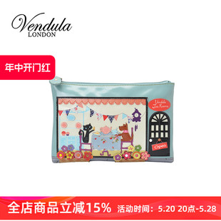 下午茶学生信封包欧美时尚 Vendula英国原创手工女包 手拿拉链钱包