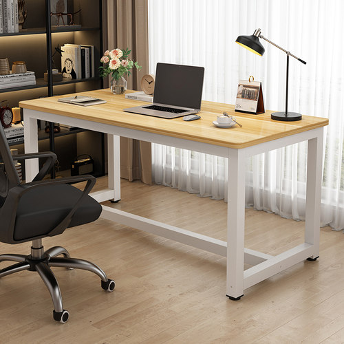 电脑桌台式简易书桌家用卧室学习桌学生小课桌简约长方形办公桌子