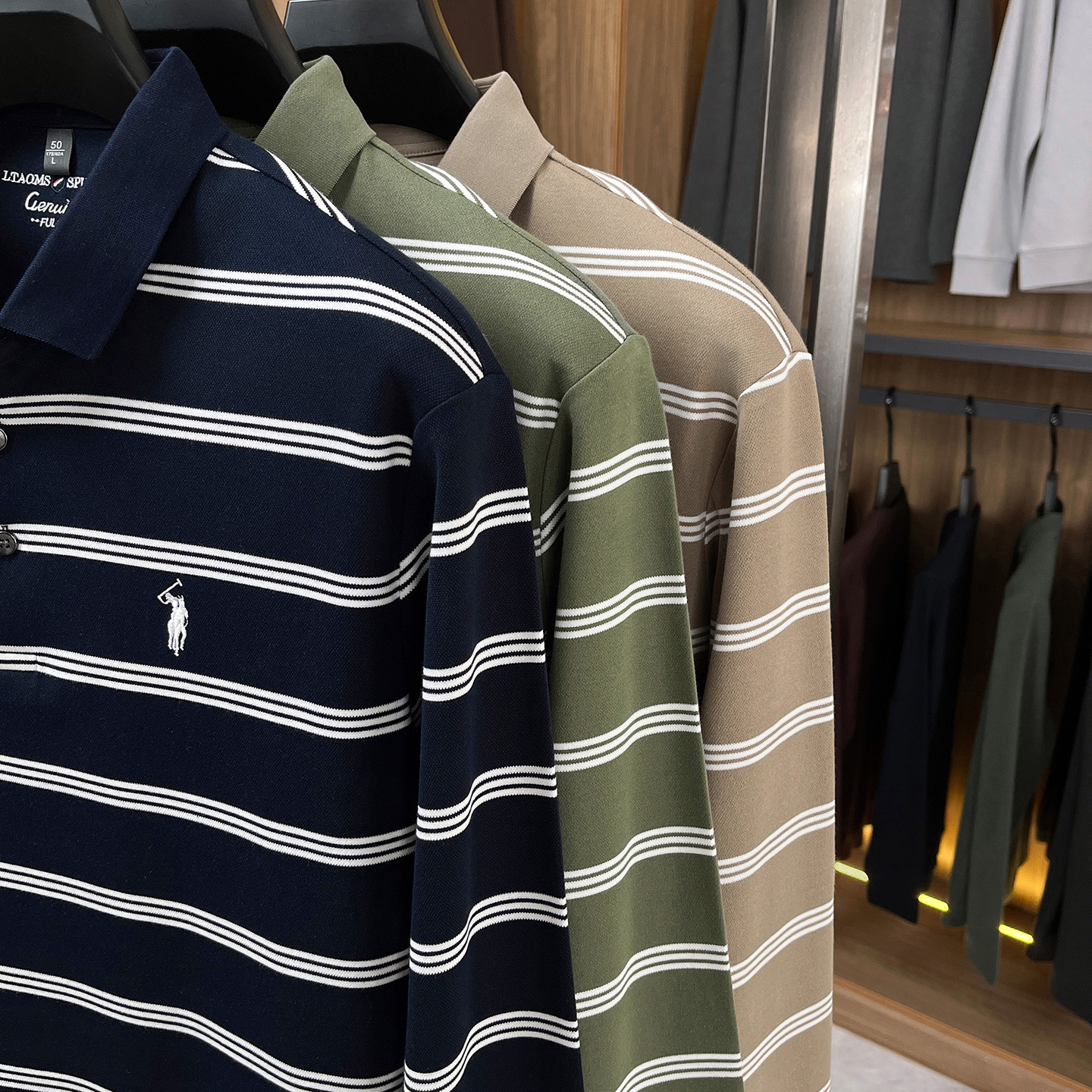 男士高端polo衫长袖t恤