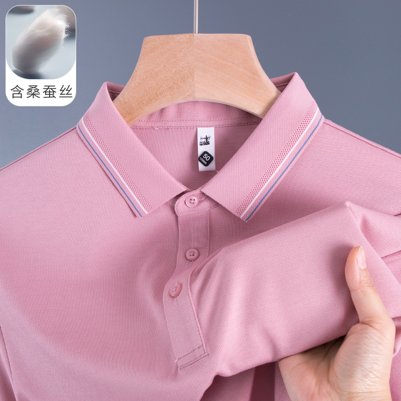 男士POL衫短袖t恤poli爸夏