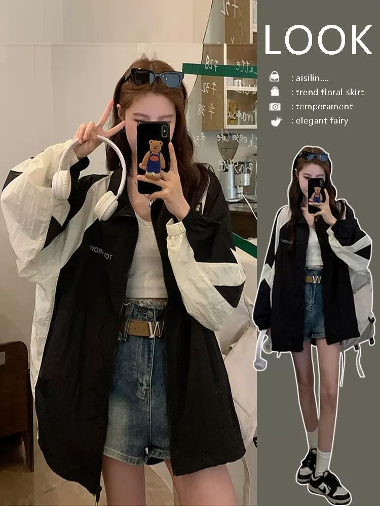 夏季大码中长款凉感冰丝防晒衣女