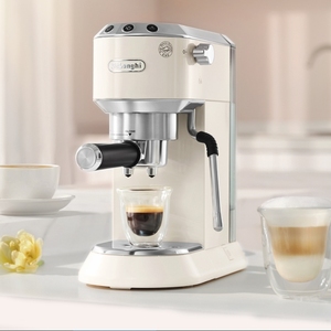 Delonghi/德龙 EC885.CR家用半自动咖啡机办公室意式不锈钢打奶泡