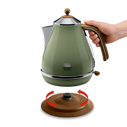 Delonghi/德龙 KBO2001复古系列电热水壶烧水壶不锈钢1.7L加热 - 封面