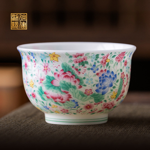 徐建勇文创陶瓷茶具冰种玉瓷羊脂玉茶杯主人杯品茗杯水杯高档送礼