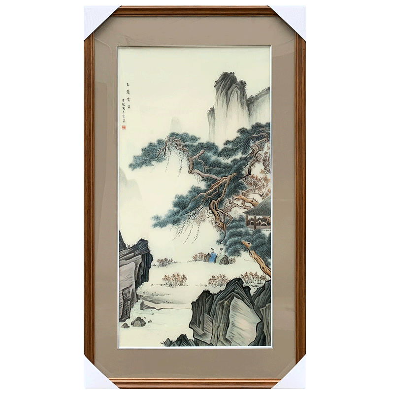 手工精品刺绣客厅装饰挂画苏绣