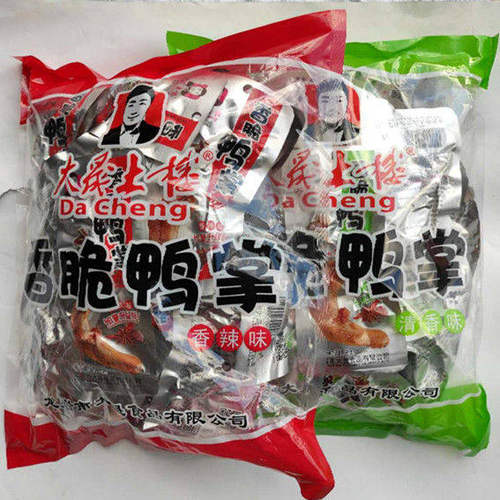 31.8g大个正宗大晟土楼香脆鸭掌泡鸭爪福建龙岩特产休闲零食小吃