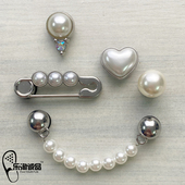 Crocs鞋 饰金属银色珍珠鞋 花正品 花 新款 装 洞洞鞋 鞋 扣卡骆驰