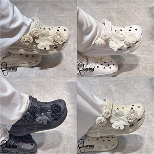 2026新款Crocs配饰洞洞鞋花 鞋上装饰品泡芙花束鞋扣卡骆驰配件