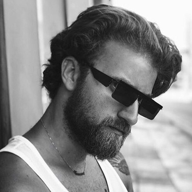 艾米宋Gigi/Bella/Rihanna同款Le Specs墨镜女太阳镜个性镜面方形