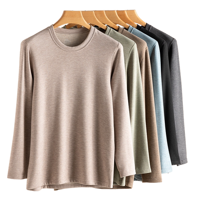 男士德绒羊毛蚕丝发热保暖内衣