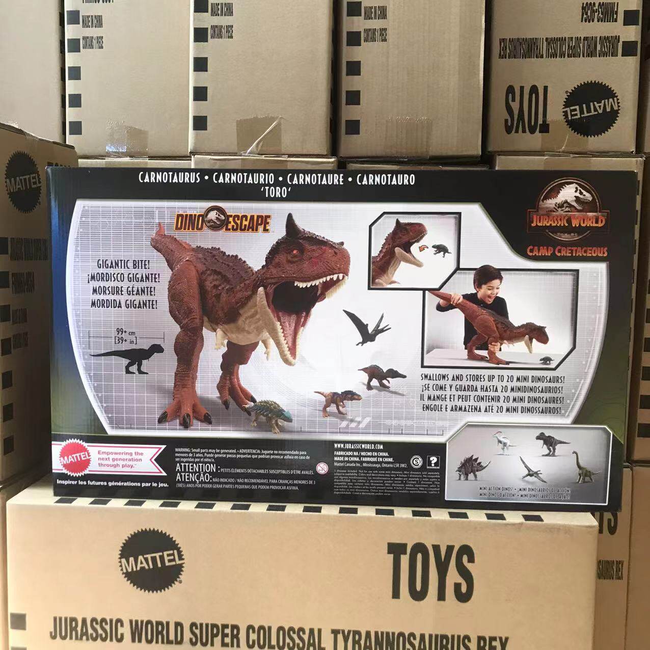 MATTEL 쥬라기 세계 거대한 황소 드래곤 HBY86 소년과 어린이 장난감 대형 시뮬레이션 동물 모델