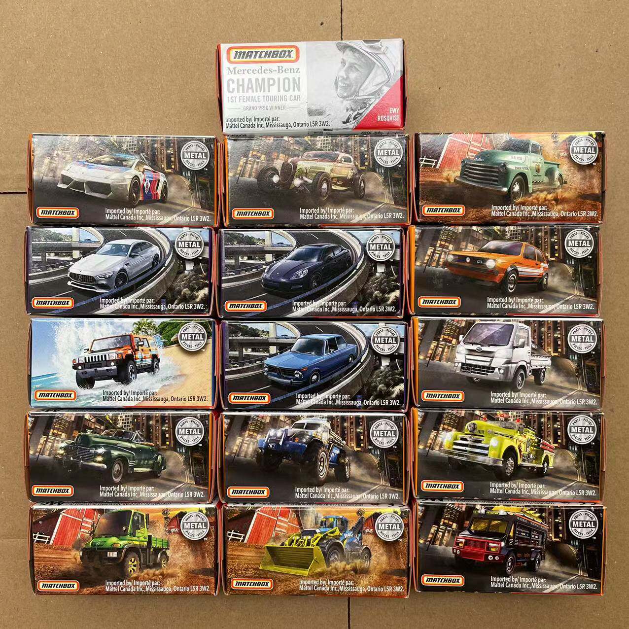 MATTEL 성냥갑 성냥갑 컬러 박스 합금 자동차 자동차 모델 메르세데스 벤츠 로미오 메르세데스 벤츠 BMW DNK70