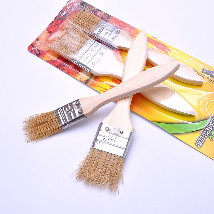 两把装 油刷烧烤刷油 羊毛刷子耐高温厨房烤肉蛋液木柄刷烘焙工具,户外/登山/野营/旅行用品,刷子,淘宝优惠券,粉丝福利购,淘宝优惠卷